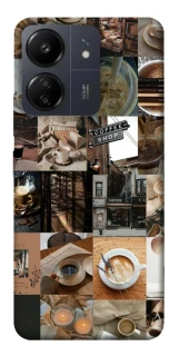 Чохол на Xiaomi Poco C65 Coffee collage ver.3 фото 1 з 1
