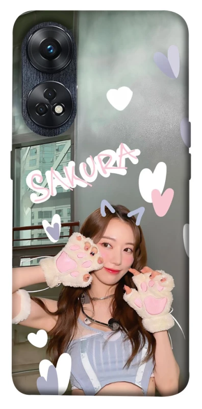 Чохол на Oppo Reno 8T 4G Sakura - LE SSERAFIM фото 1 з 1