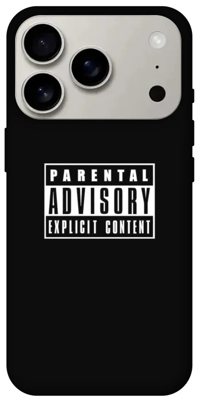 Чехол на Apple iPhone 17 Pro (6.3") Parental Advisory Label фото 1 из 1