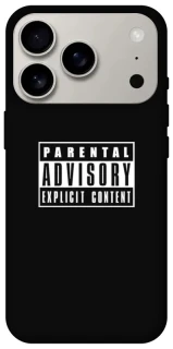 Чохол на Apple iPhone 17 Pro (6.3") Parental Advisory Label фото 1 з 1