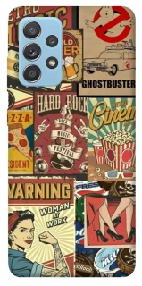 Чехол на Samsung Galaxy A52 4G / A52 5G Retro collage ver.2 фото 1 из 1