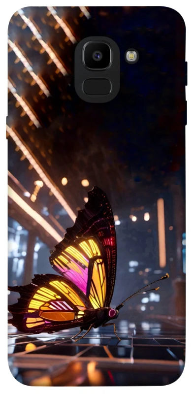 Чехол на Samsung J600F Galaxy J6 (2018) Cyber butterfly фото 1 из 1