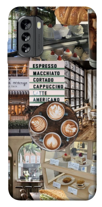 Чехол на Nokia G60 Coffee collage ver.5 фото 1 из 1