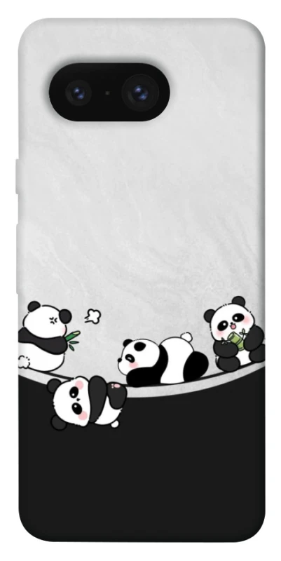 Чохол на Google Pixel 8 Four pandas фото 1 з 1