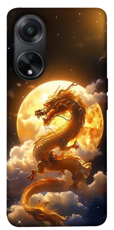 Чохол на Oppo A58 4G Golden Dragon фото 1 з 1