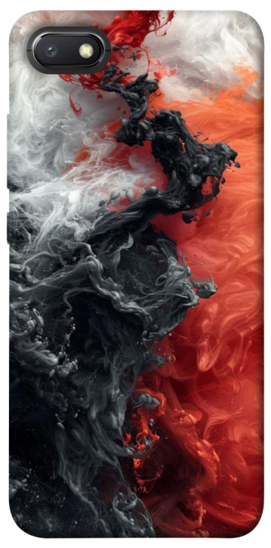 Чохол на Xiaomi Redmi 6A Black and Red фото 1 з 1