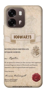 Чохол на Oppo A6 The Hogwarts acceptance letter фото 1 з 2