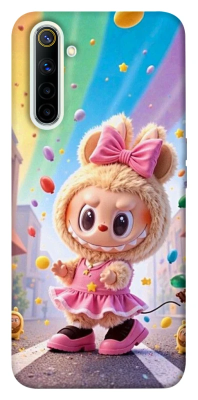 Чохол на Realme 6 Labubu rainbow фото 1 з 1