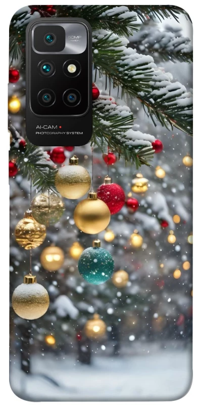 Чохол на Xiaomi Redmi 10 Новорічний v48 фото 1 з 1