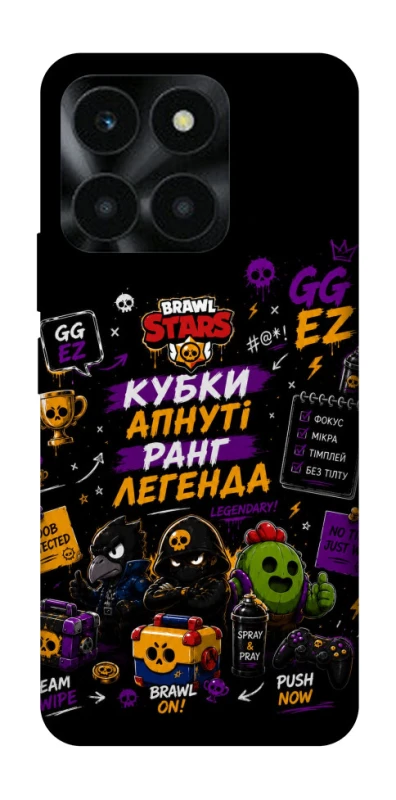 Чехол на Huawei Honor X6a Brawl Stars collage фото 1 из 1