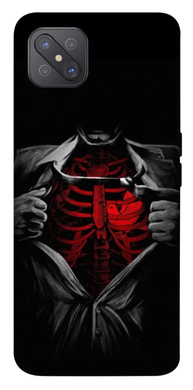 Чохол на Oppo A92s Skeleton Heart фото 1 з 1