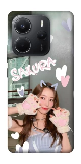 Чохол на Xiaomi Redmi Note 14 4G (Int. version) Sakura - LE SSERAFIM фото 1 з 1