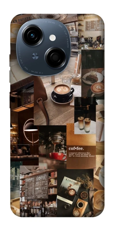 Чохол на TECNO Spark Go 1 Coffee collage ver.2 фото 1 з 1