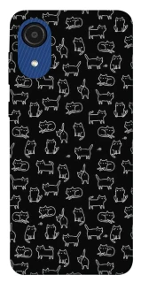 Чохол на Samsung Galaxy A03 Core Black Cats фото 1 Чохол на Samsung Galaxy A03 Core Black Cats фото 1 з 1