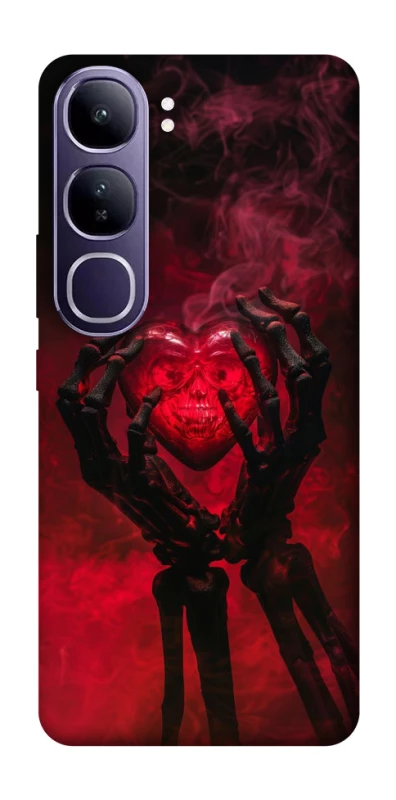 Чохол на Vivo Y300 Heart in the hands of a skeleton фото 1 з 1