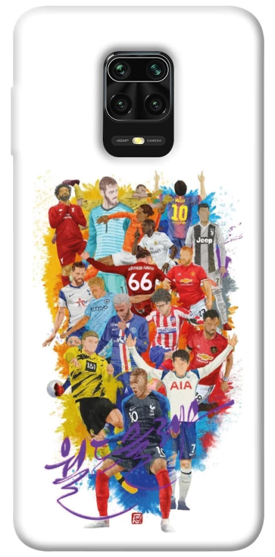 Чохол на Xiaomi Redmi Note 9s / Note 9 Pro / Note 9 Pro Max Football Abstract v2 фото 1 з 1