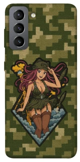 Чохол на Samsung Galaxy S21 FE Military Waifu фото 1 з 1