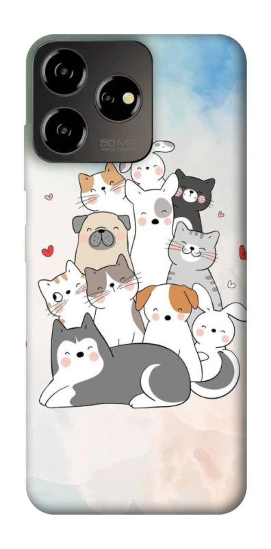 Чохол на ZTE Blade V50 Design 4G Funny Pets ver.2 фото 1 з 1