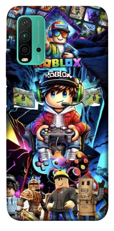 Чохол на Xiaomi Redmi Note 9 4G / Redmi 9 Power Roblox collage ver.4 фото 1 з 1