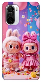 Чехол на Xiaomi Redmi K40 / K40 Pro / K40 Pro+ / Poco F3 Labubu twins ver.2 фото 1 из 1
