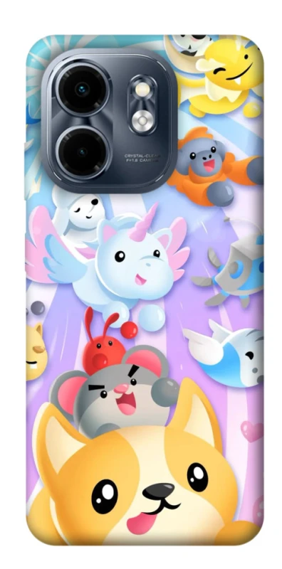 Чехол на Infinix Smart 9 4G / Hot 50i Adopt Me Rainbow Pet Parade фото 1 из 1
