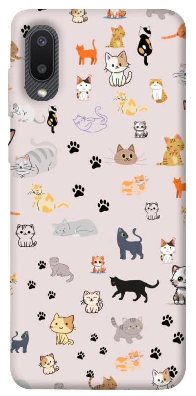 Чохол на Samsung Galaxy A02 Cat style ver.1 фото 1 з 1