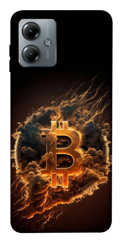 Чохол на Motorola Moto G14 Smoky Bitcoin фото 1 з 1