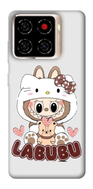 Чохол на ZTE Blade A56 Hello Kitty Labubu фото 1 з 1