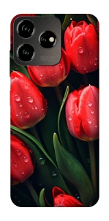 Чохол на ZTE Blade V50 Design 4G Червоні тюльпани фото 1 Чохол на ZTE Blade V50 Design 4G Червоні тюльпани фото 1 з 1
