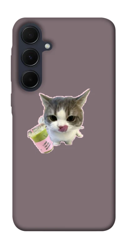 Чохол на Samsung Galaxy A55 cat matcha фото 1 з 1