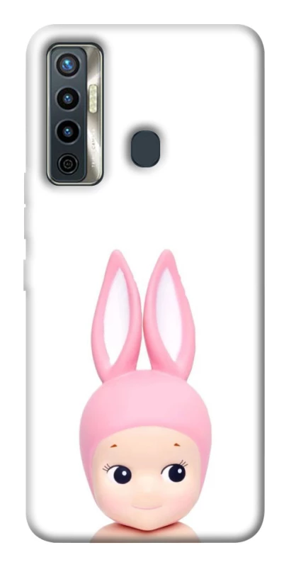 Чохол на TECNO Camon 17 Minimal Bunny Peek фото 1 з 1