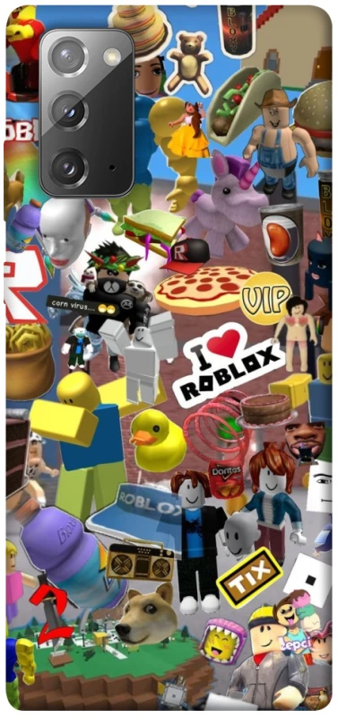 Чехол на Samsung Galaxy Note 20 Roblox collage ver.5 фото 1 из 1