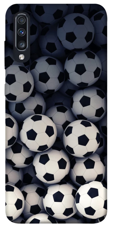 Чохол на Samsung Galaxy A70 (A705F) Футбольні м'ячи фото 1 з 1