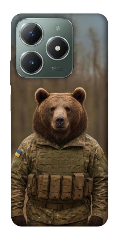 Чехол на Realme C61 Медведь защитник фото 1 из 1