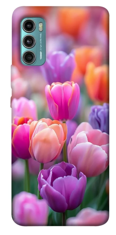 Чохол на Motorola Moto G60 Тюльпанове поле фото 1 з 1
