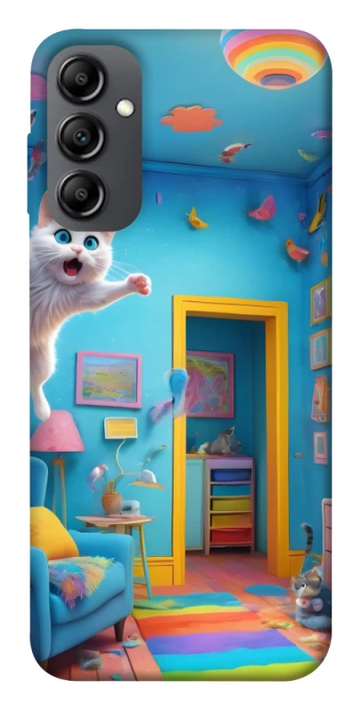 Чохол на Samsung Galaxy A14 4G/5G crazy cat фото 1 з 1