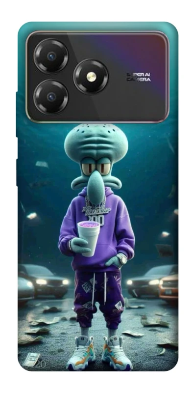 Чохол на ZTE Blade A36 Сквідвард фото 1 з 1