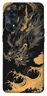 Чохол на Oppo Reno 8T 4G gold dragon фото 1 з 1