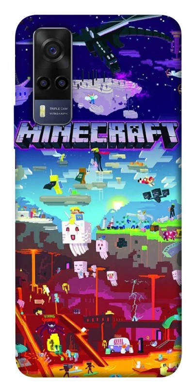 Чохол на Vivo Y53s Minecraft world фото 1 з 1