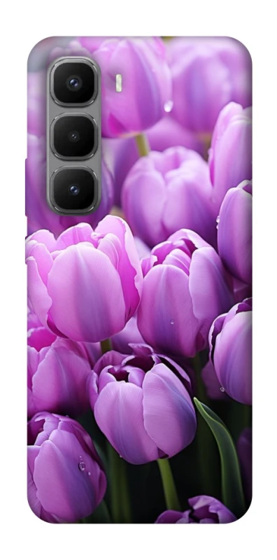 Чохол на Infinix Hot 60 Pro+ Фіолетові тюльпани фото 1 з 1