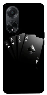 Чехол на Oppo A98 Black Cards фото 1 из 1