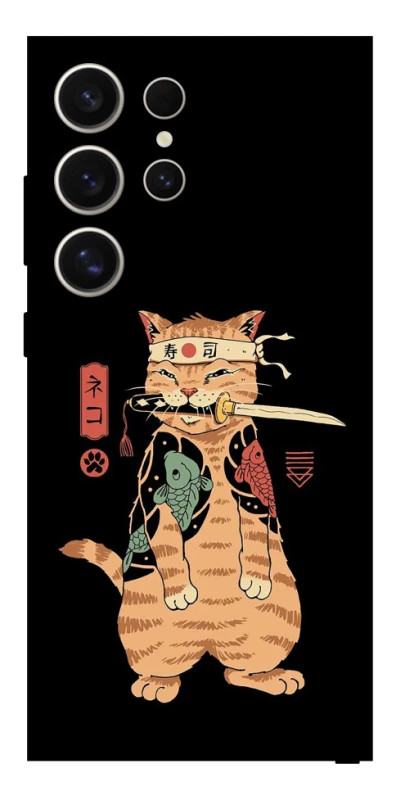 Чохол на Samsung Galaxy S25 Ultra Кіт-самурай фото 1 з 1