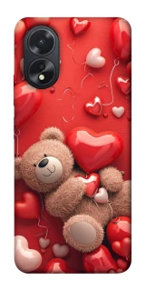 Чехол на Oppo A38 bear in hearts фото 1 из 1