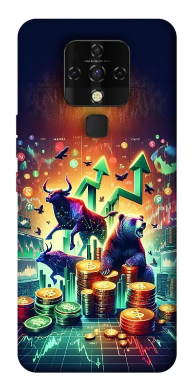 Чехол на TECNO Camon 16 SE Crypto market фото 1 из 1
