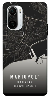 Чохол на Xiaomi Redmi K40 / K40 Pro / K40 Pro+ / Poco F3 Mariupol map фото 1 з 1