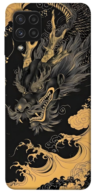 Чохол на Samsung Galaxy A22 4G gold dragon фото 1 з 1