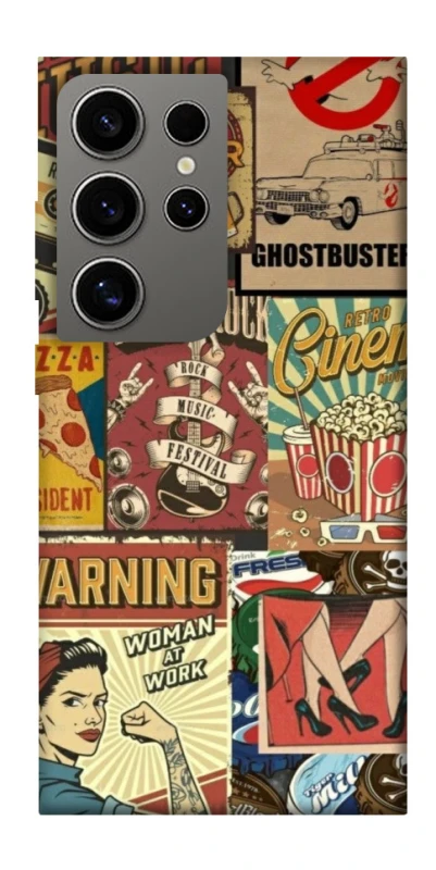 Чохол на Samsung Galaxy S24 Ultra Retro collage ver.2 фото 1 з 1