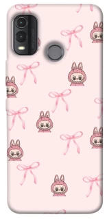 Чохол на Nokia G11 Plus Pink bows and Labubus фото 1 з 1