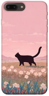 Чехол на Apple iPhone 7 plus / 8 plus cat on a field фото 1 из 1