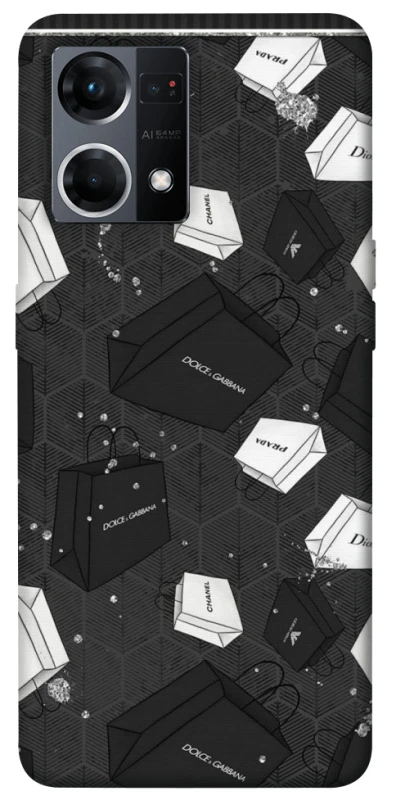 Чехол на Oppo Reno 7 4G Fashion collage ver.3 фото 1 из 1